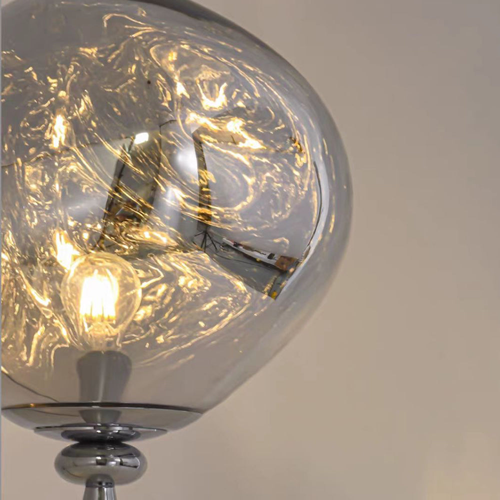 Valentina Design Italien Lampadaire Moderne Métal/Acrylique Rose Dorée/Or/Chromé/Gris Fumé Salon - Neutralighting