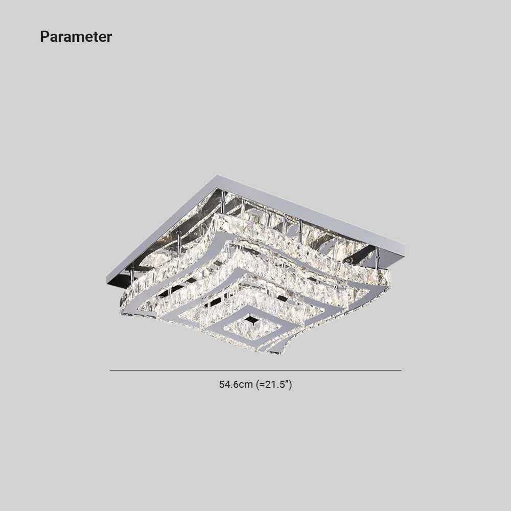 Plafonnier Kirsty Verre LED