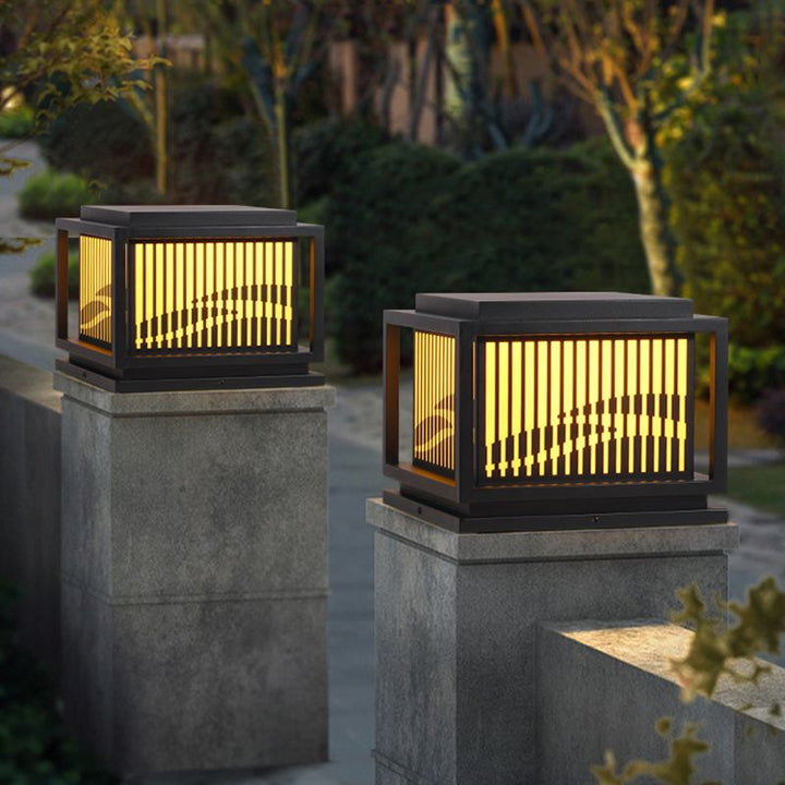 Ray Lampe de Poteau avec Motifs de Vagues - Neutralighting