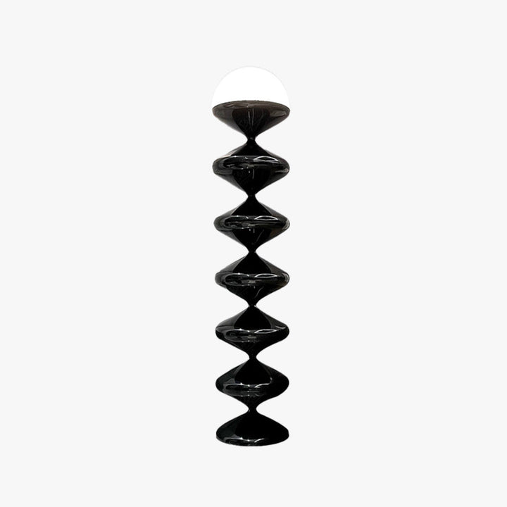 Salagado Lampadaire Gourde Moderne, Métal, Noir/Blanc, Salon - Neutralighting