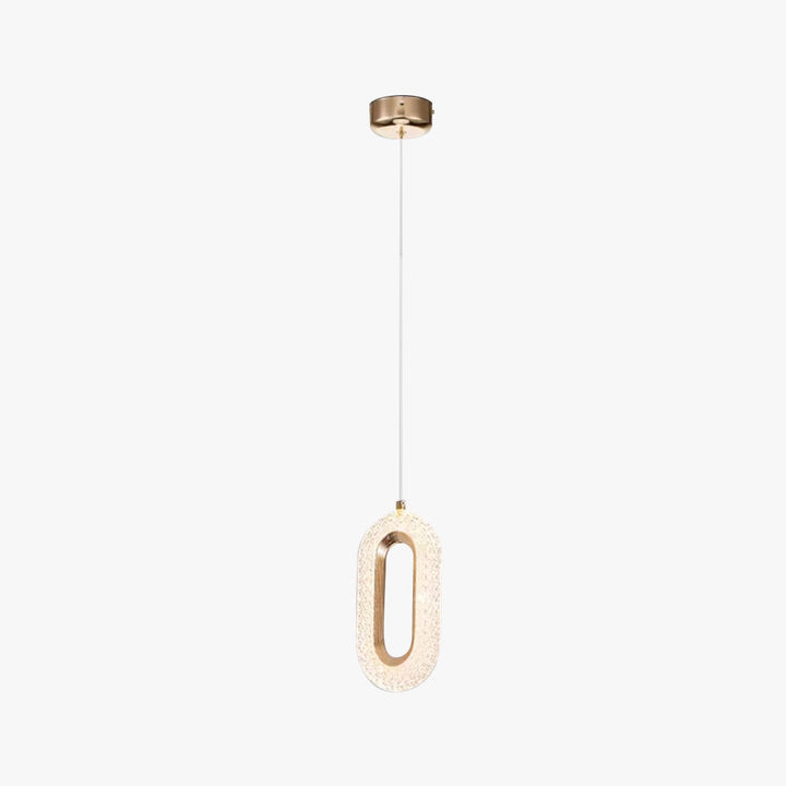Kristy Luminaires Suspensions Arc Deco Moderne Simple Métal/Acrylique Doré Salon - Neutralighting