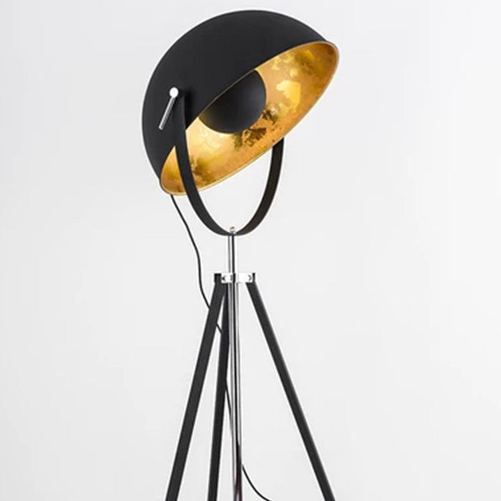 Mira Moderne Lampadaire Projecteur Vintage Métal Noir Salon/Chambre - Neutralighting