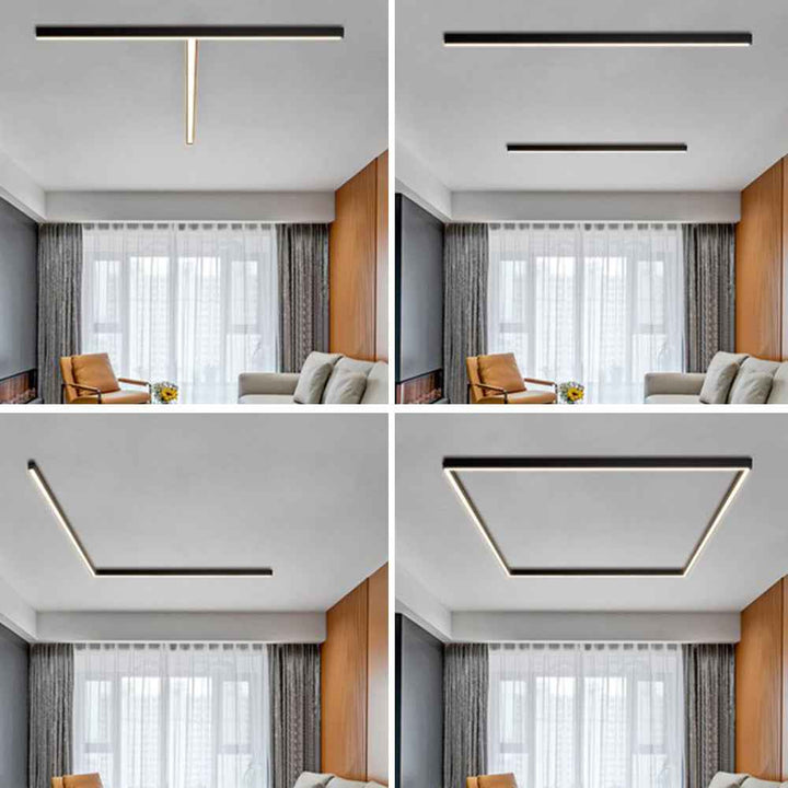 Plafonnier Solin Métal 60cm LED 12W