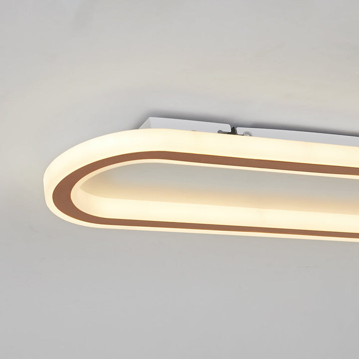 Sana Plafonnier Ovale Minimaliste Noir/Or/Doré Rosé - Neutralighting