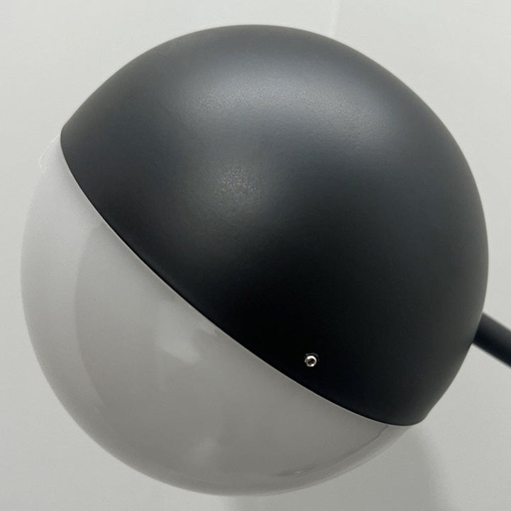 Mira Linéaire Design Lampadaire Globe Moderne Métal Noir Salon - Neutralighting