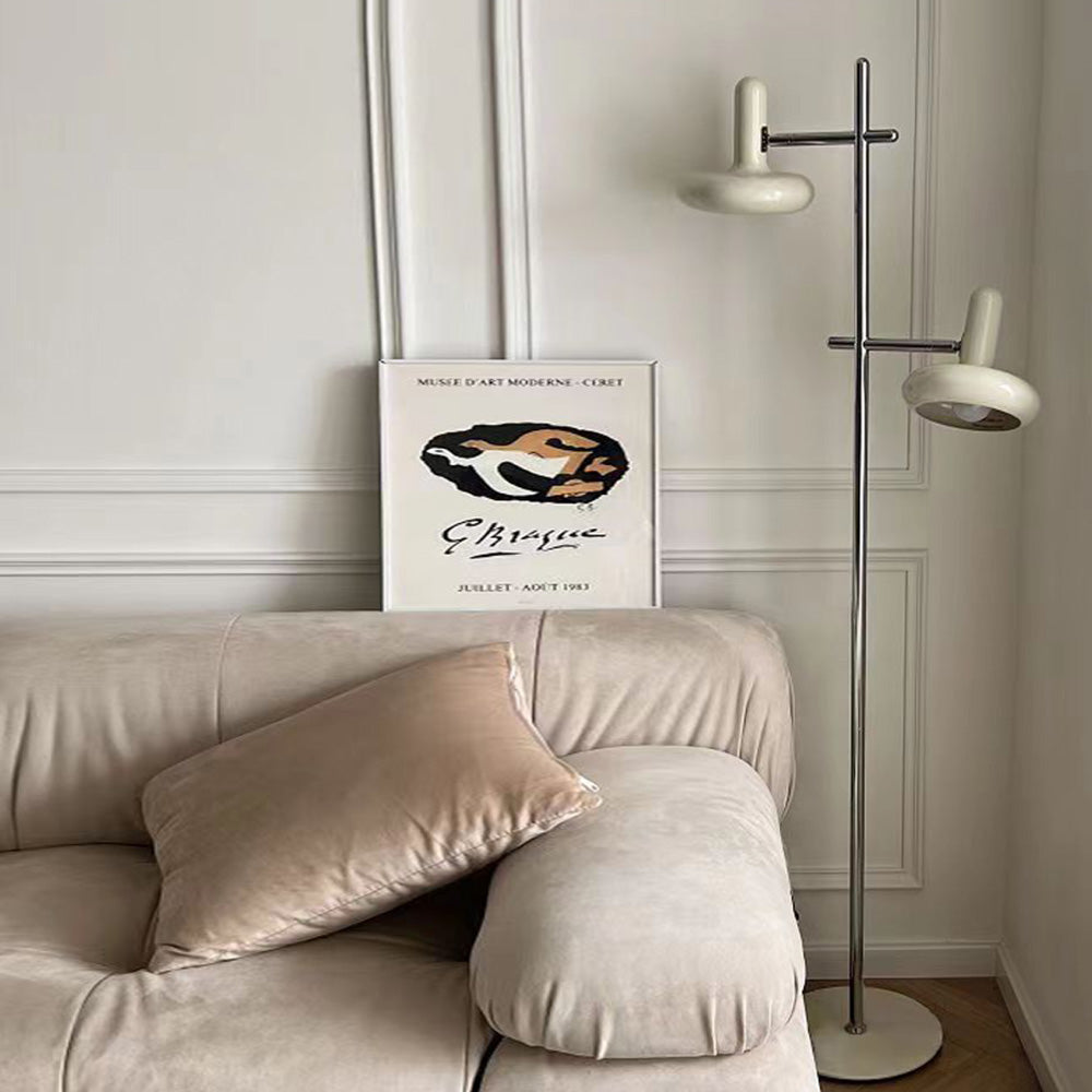 Arisha Design Intérieur Lampadaire Moderne Métal Blanc Bureau/Chambre - Neutralighting