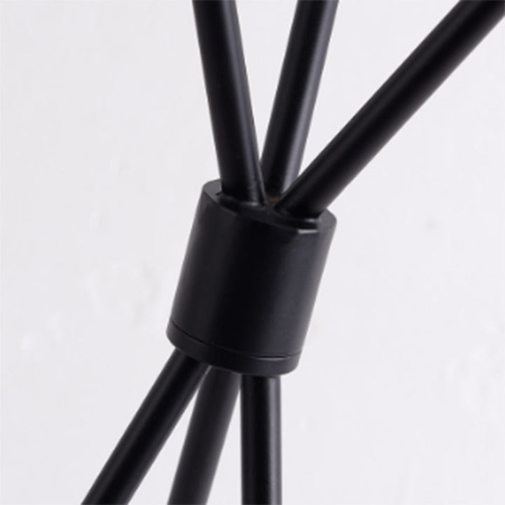 Valentina Design Lampadaire/Lampe de Table Tripode Moderne Métal/Acrylique Blanc/Noir Salon - Neutralighting