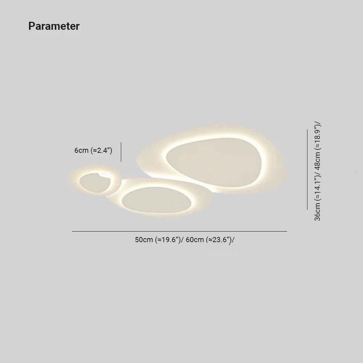 Plafonnier Jurel Métal 50cm LED 59W