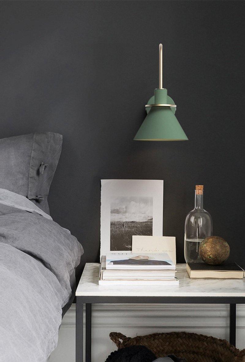 Lustra Lampe Murale Noire et Dorée Minimaliste - Neutralighting
