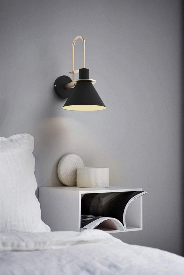 Lustra Lampe Murale Noire et Dorée Minimaliste - Neutralighting