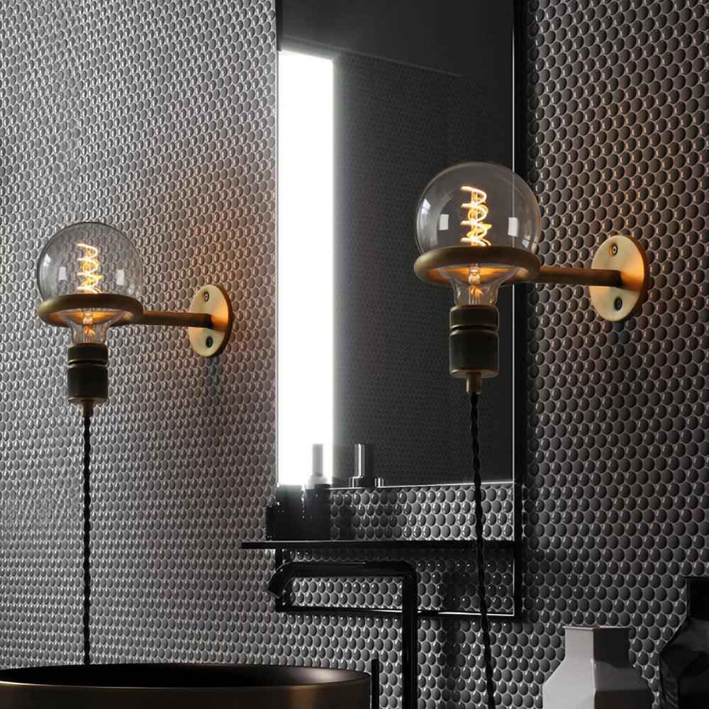 Evmaror Verre 32cm Cuivre LED 40W