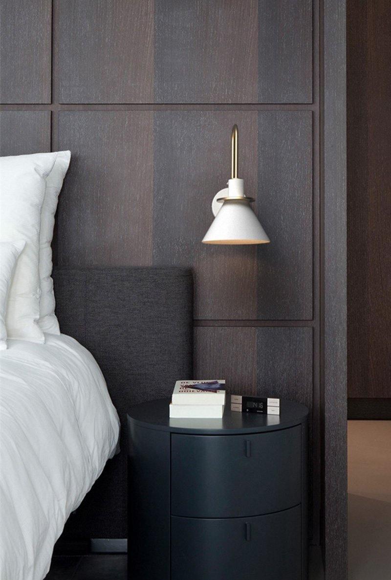 Lustra Lampe Murale Noire et Dorée Minimaliste - Neutralighting