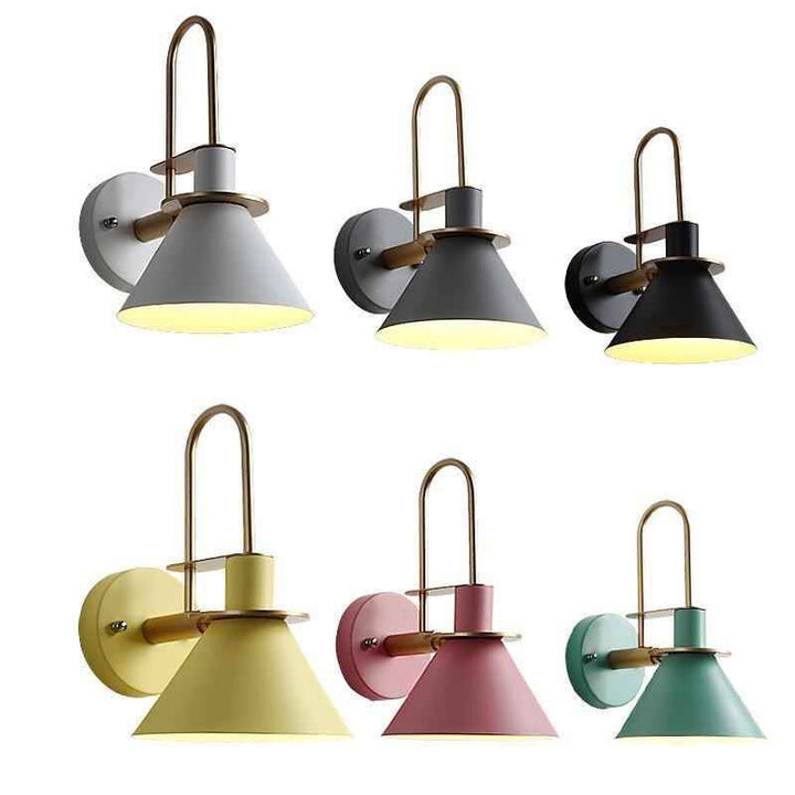 Lustra Métal 24cm Noir LED