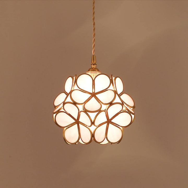 Lustra Suspension en Verre en Forme de Pétale pour Cuisine - Neutralighting
