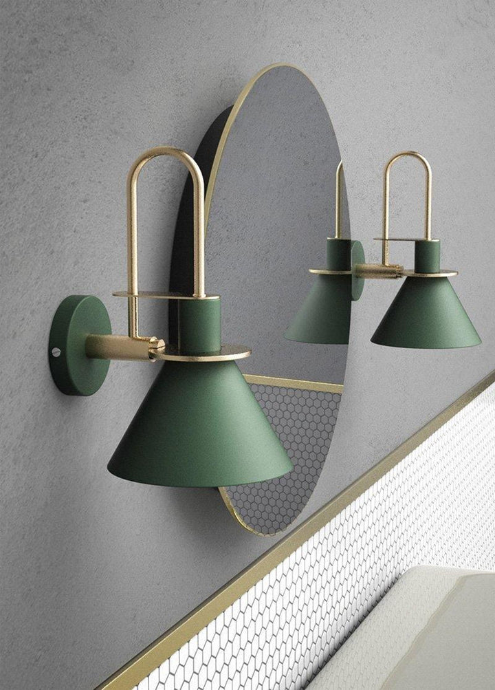 Lustra Lampe Murale Noire et Dorée Minimaliste - Neutralighting