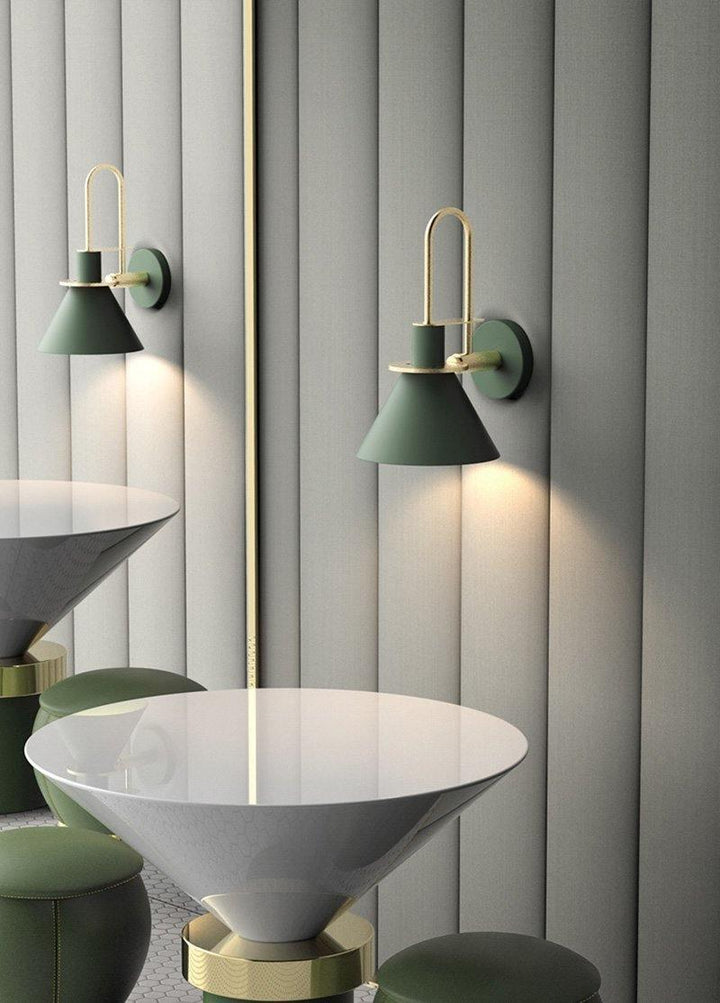 Lustra Lampe Murale Noire et Dorée Minimaliste - Neutralighting