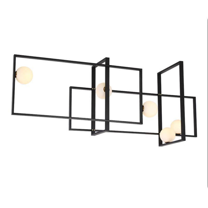 Lustra Chandelier Mondrian en Verre et Laiton Moderne - Neutralighting