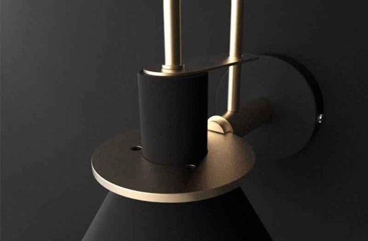 Lustra Métal 24cm Noir LED