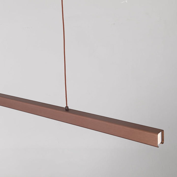 Thala Suspension Linéaire Moderne Noir/Marron Salon - Neutralighting