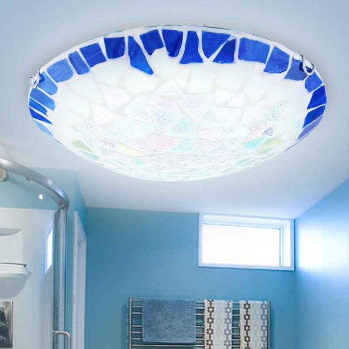 Plafonnier Tiffany Verre LED V14