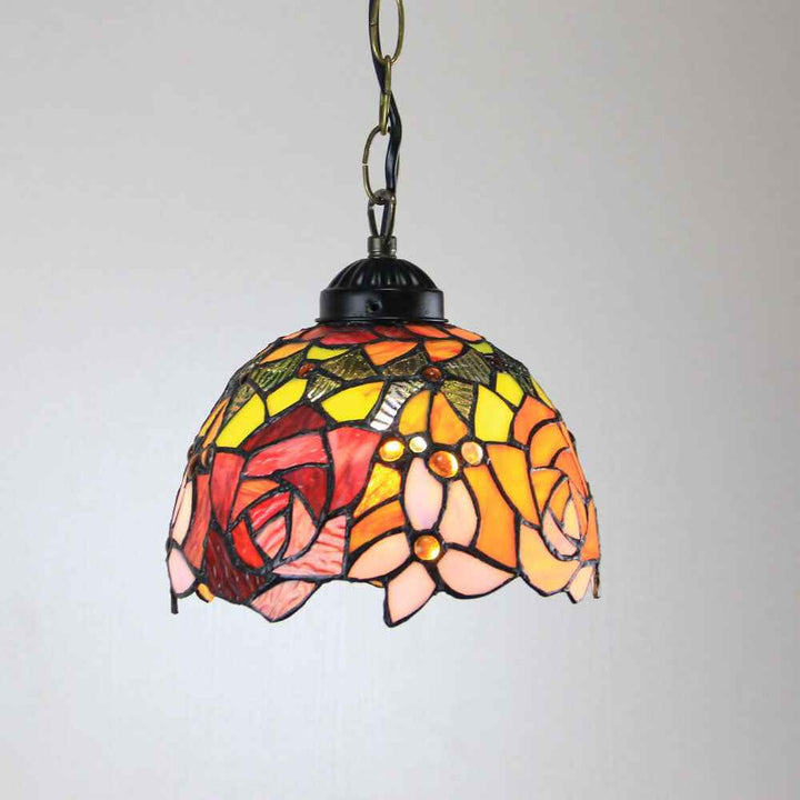 Tiffany Cottage LED Suspension Métal Verre Chambre À Coucher/Salon - Neutralighting