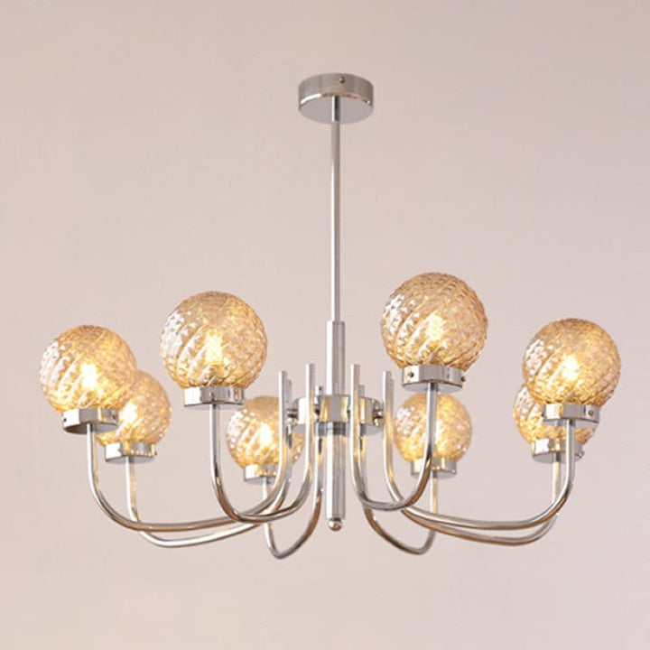 Valentina LED Suspension Métal Verre Cuisine Chambre à Coucher - Neutralighting