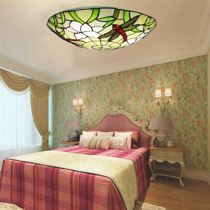 Plafonnier Tiffany Verre LED V15