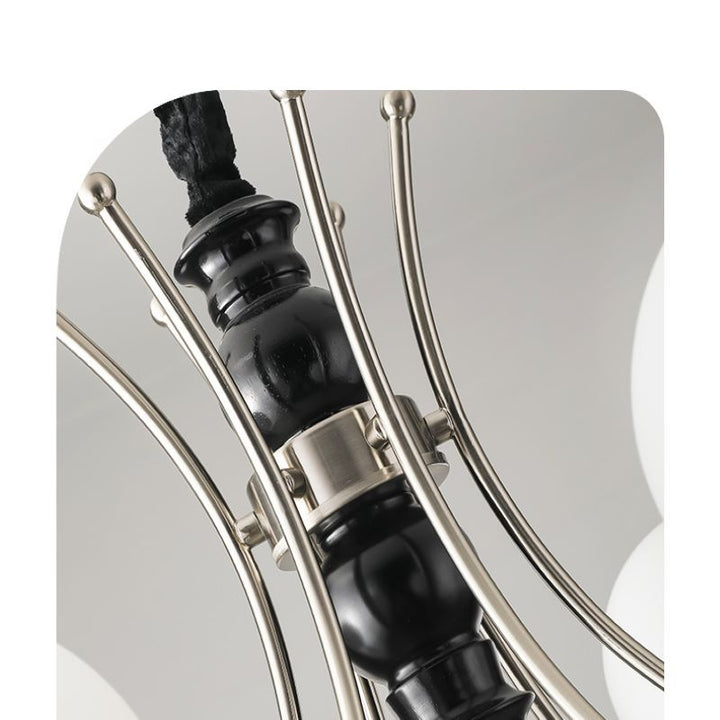 Valentina Suspension Luminaire LED Vintage Blanc Verre Salon - Neutralighting