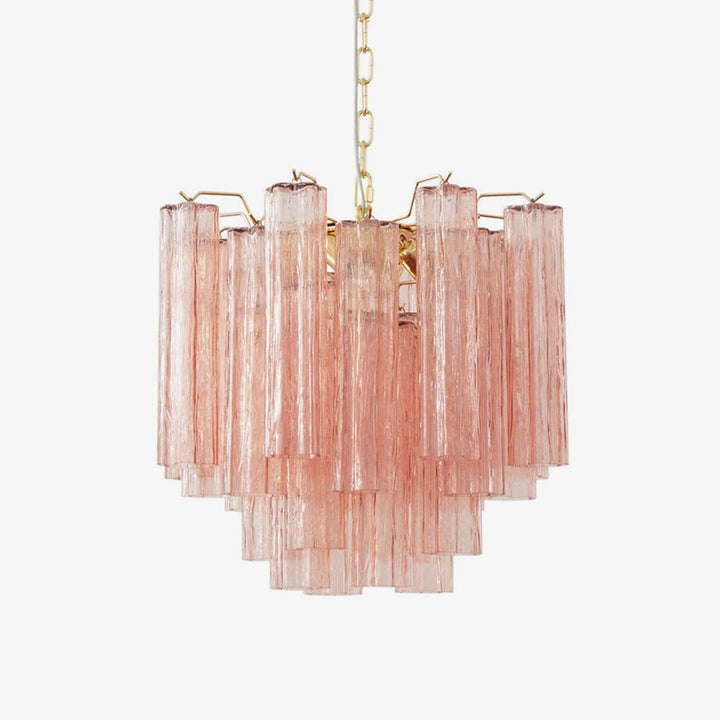 Aurora Lustre Verre Tube Superposé Luxe - Neutralighting