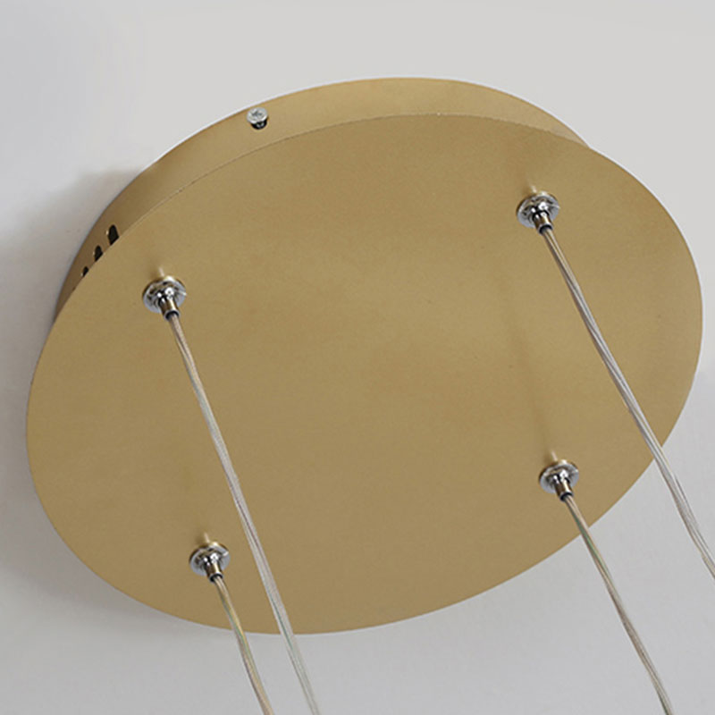 Remi Suspension Anneau Moderne Métal Noir/Doré/Café Salon - Neutralighting