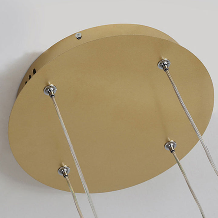 Remi Suspension Anneau Moderne Métal Noir/Doré/Café Salon - Neutralighting