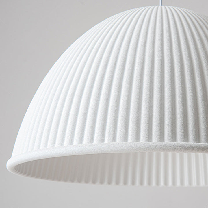 Valentina Suspension Dôme Moderne, Résine, Blanc/Noir/Gris, Librairie/Chambre à Coucher - Neutralighting