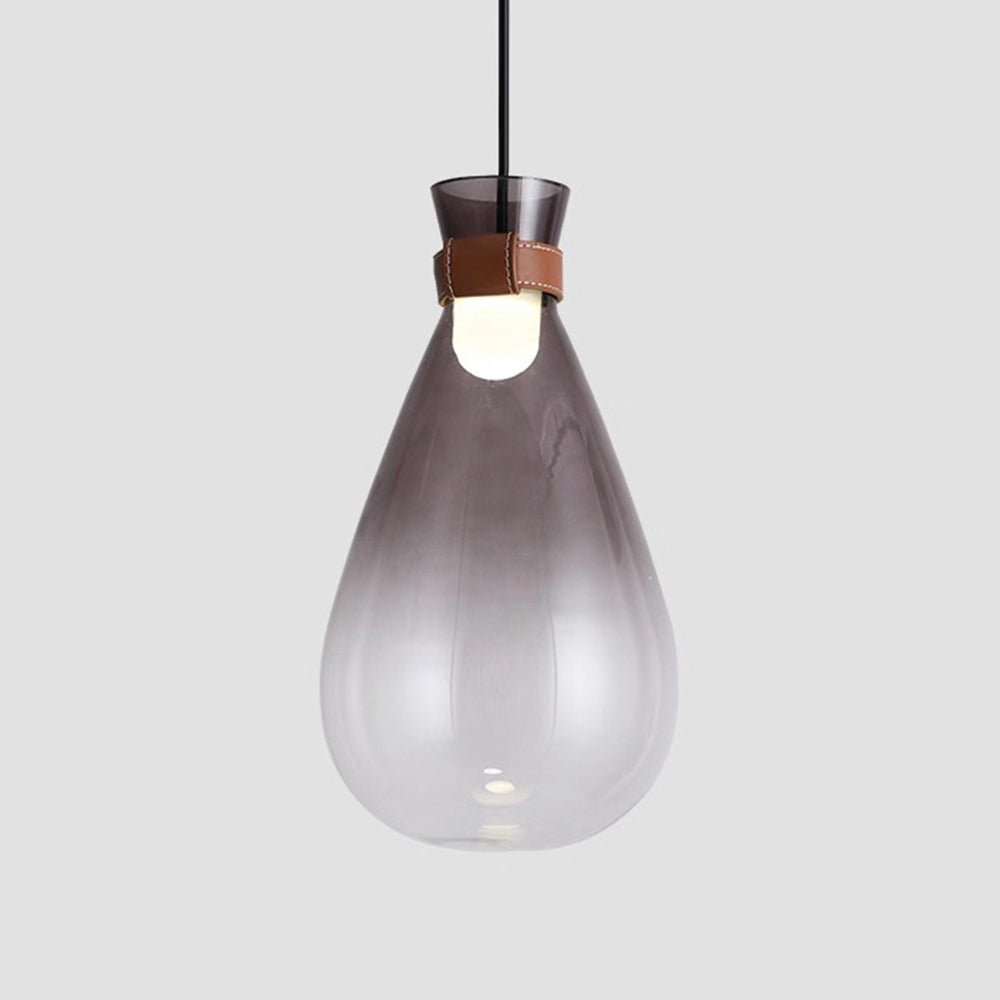 Valentina Suspenison Boule Industrielle, Verre/Acrylique, Blanc/Gris Fumé, Bar/Café - Neutralighting