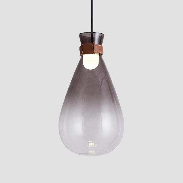 Valentina Suspenison Boule Industrielle, Verre/Acrylique, Blanc/Gris Fumé, Bar/Café - Neutralighting
