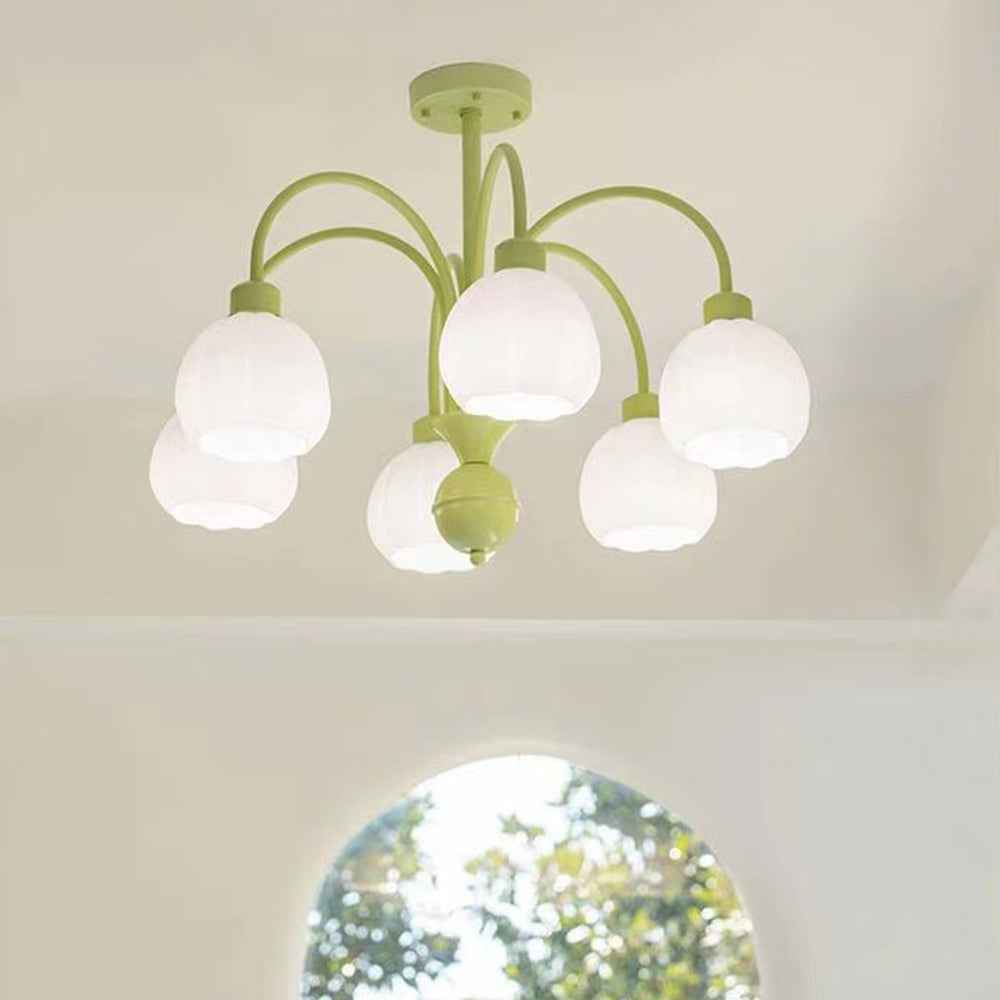 Plafonnier Arisha Verre LED V27