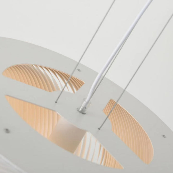 Ritta Suspension Nuage Simple, Aluminium/Peau de Mouton, Blanc, Chambre - Neutralighting