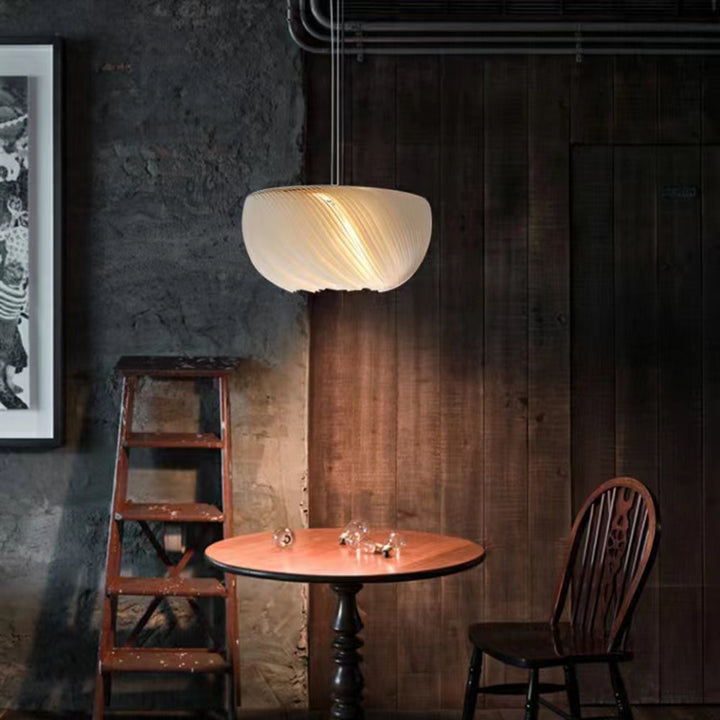 Ritta Suspension Nuage Simple, Aluminium/Peau de Mouton, Blanc, Chambre - Neutralighting