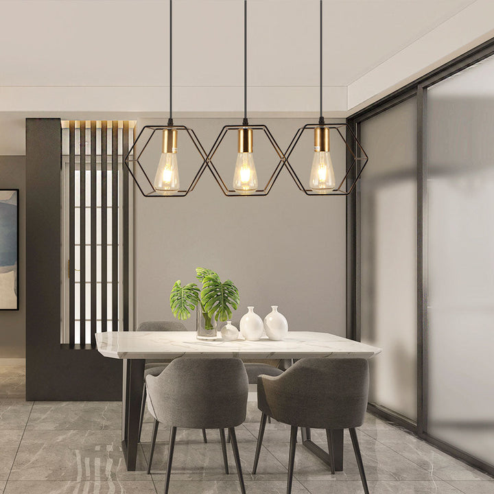 Arisha Suspension linéaire moderne pour le restaurant - Neutralighting