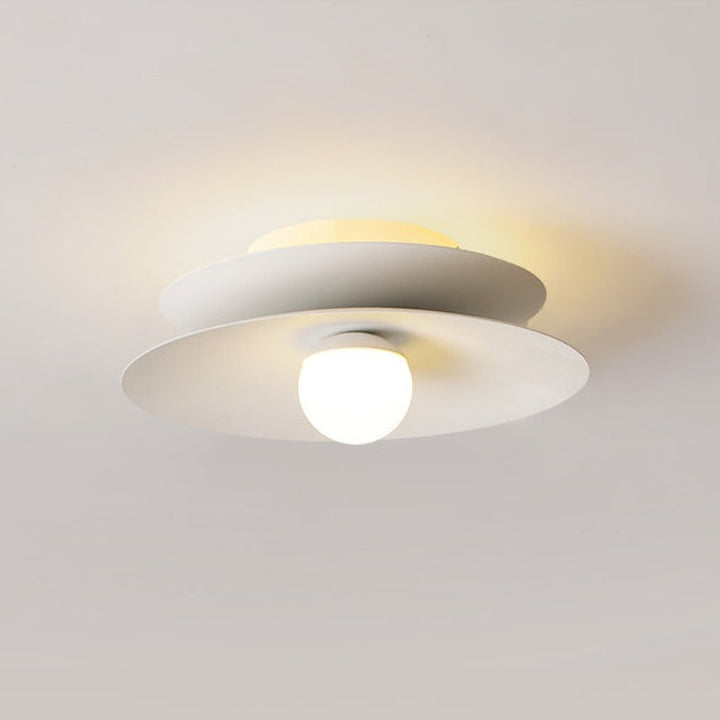 Arisha Moderne LED Plafonnier Blanc Rouge Noir Métal Cuisine Balcon - Neutralighting
