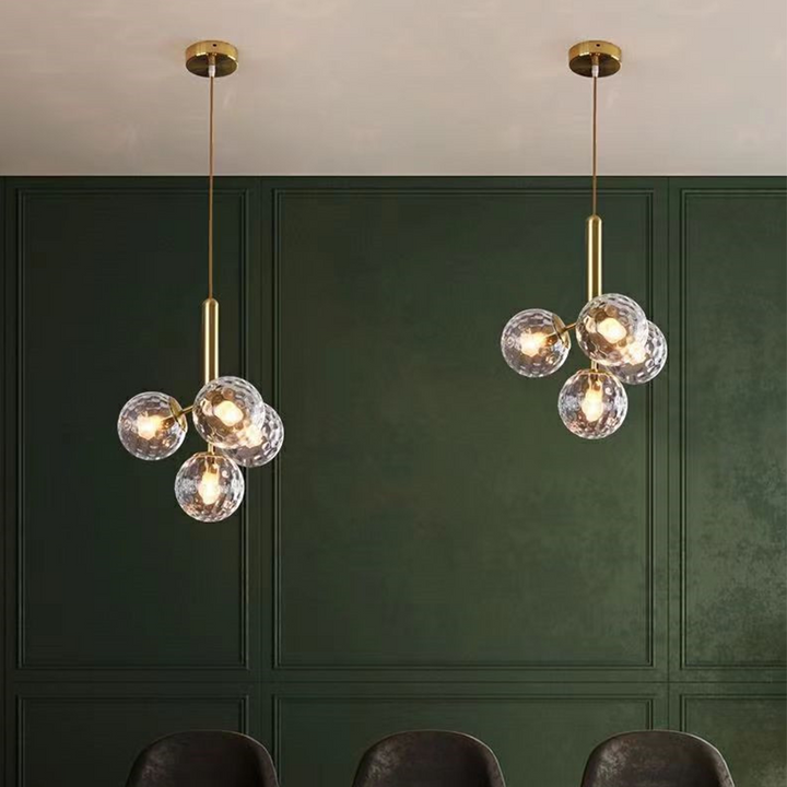 Valentina Suspension Moderne Bulle Métal Verre Salle à Manger - Neutralighting