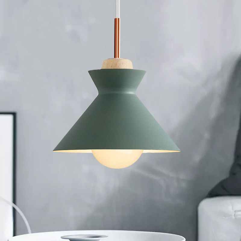 Valentina Moderne Luminaires Suspensions Dôme Simple Métal Jaune/Gris/Vert Cuisine/Salon/Salle à Manger - Neutralighting
