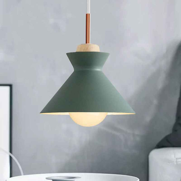 Valentina Moderne Luminaires Suspensions Dôme Simple Métal Jaune/Gris/Vert Cuisine/Salon/Salle à Manger - Neutralighting