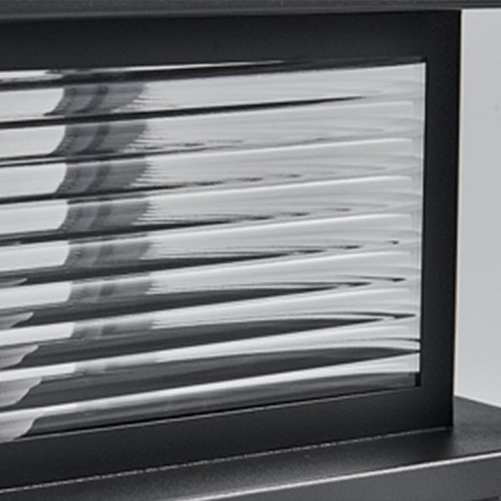 Ray Lampe Solaire de Poteau, Noire, L 25/30/38CM - Neutralighting