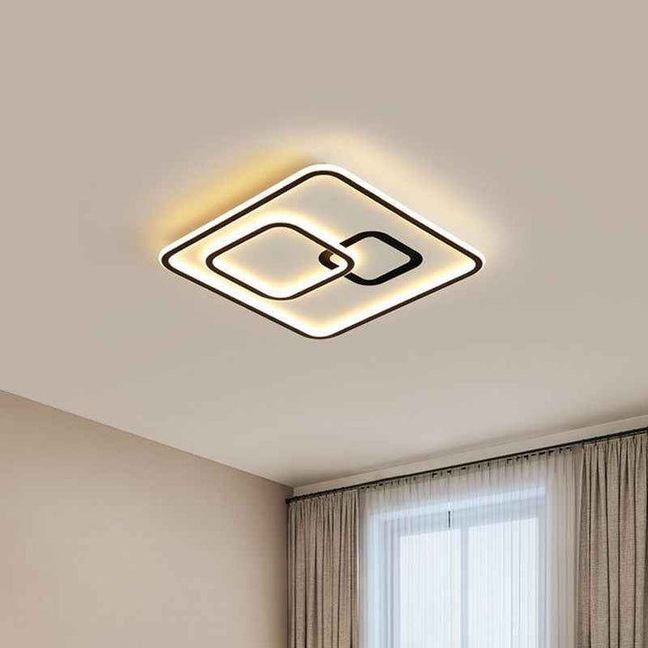 Plafonnier Arisha Acrylique Noir LED