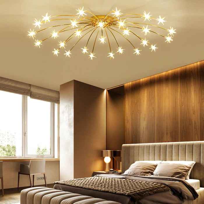 Plafonnier Arisha Verre Blanc LED 18W