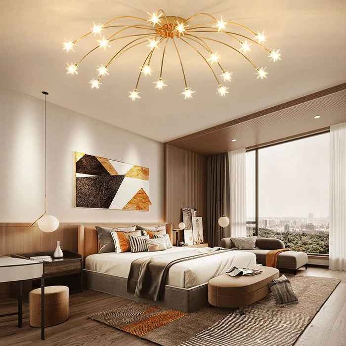 Plafonnier Arisha Verre Blanc LED 18W