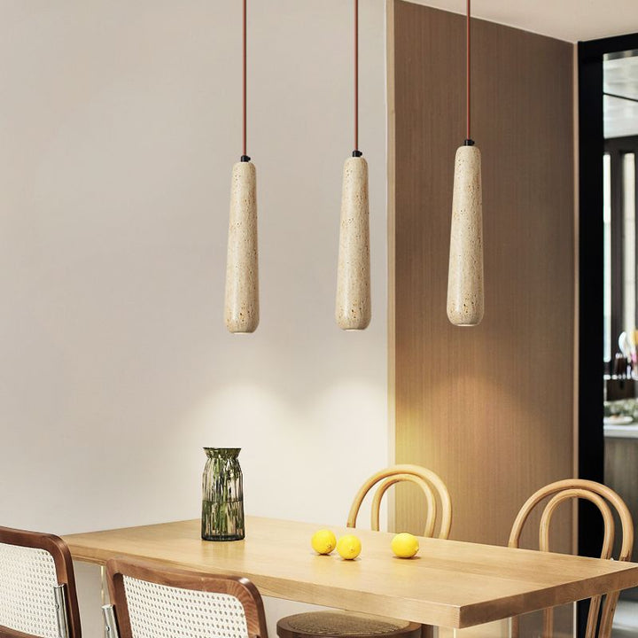 Muto Suspension Multi Naturelle, Bois/Pierre, Beige/Marron, Chambre - Neutralighting