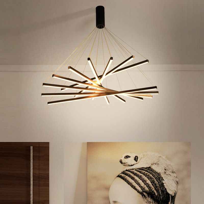 Lomir Luminaires Suspensions Linéaire Simple LED Moderne Métal Ferreux Salon - Neutralighting