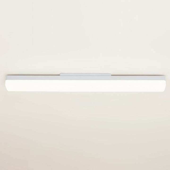 Ray Applique de Vanité Rectangulaire Simple, Acrylique, Blanc, Couloir/Salle de Bain - Neutralighting