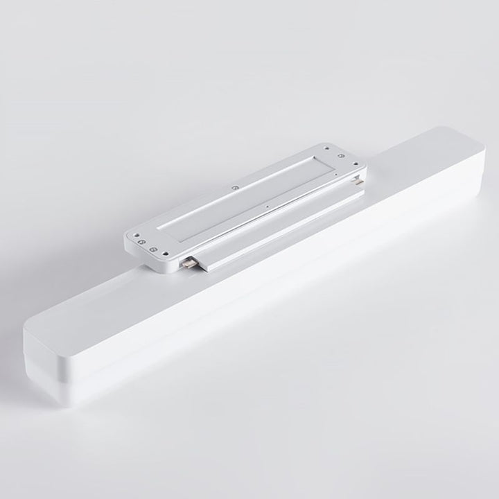 Ray Applique de Vanité Rectangulaire Simple, Acrylique, Blanc, Couloir/Salle de Bain - Neutralighting